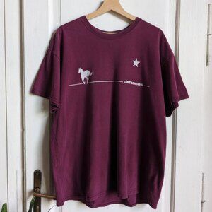 Vintage Deftones White Pony Maroon TShirt Distressed Metal Y2K Tour shirt unisex